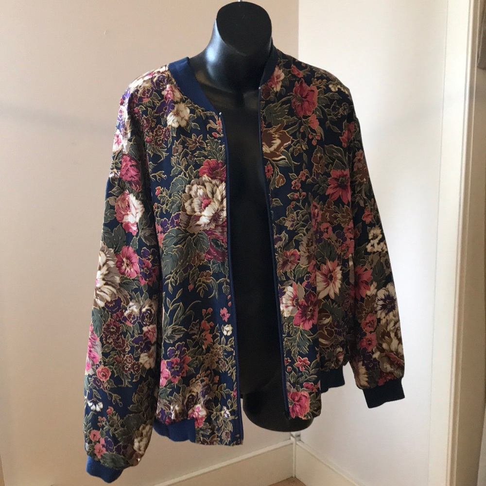 Silk Floral Jacket